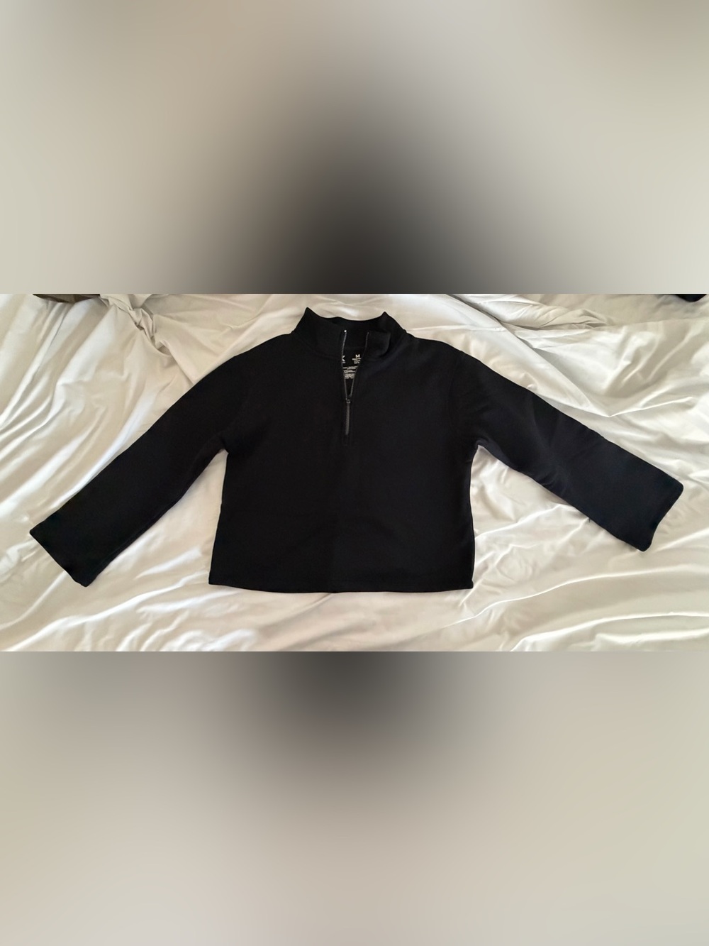 Xersion Black Half-Zip Mock Neck Sweater